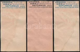 Saturnus parket paszta tömb, kb 22 db számolócédulával