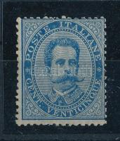 Olaszország 1879 Forgalmi bélyeg Mi 40 1-es vízjellel (Mi EUR 600.-)