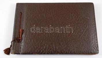 cca 1960-1970 kb 70 darabos német fotóalbum, ünnepségek, utazások, motorverseny, stb,