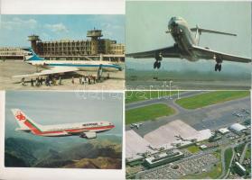 REPÜLŐ - 15 db MODERN motívum képeslap / AIRPLANE - 15 modern motive postcards