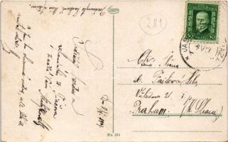 1927 Técső, Tiacevo, Tiachiv, Tyachiv (Máramaros); utca, templom / street view, church (EK)