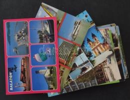 BALATON - 100 db MODERN város képeslap / 100 modern town postcards from around lake Balaton