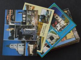 128 db MODERN magyarországi város képeslap, mind különböző település / 128 modern Hungarian town postcards, 128 different towns