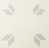 Tess Jaray (1937-): Geometrikus formák (cím nélkül), 1971. Rézkarc, papír, jelzett. Művészpéldány A/...