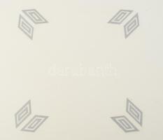 Tess Jaray (1937-): Geometrikus formák (cím nélkül), 1971. Rézkarc, papír, jelzett. Művészpéldány A/...