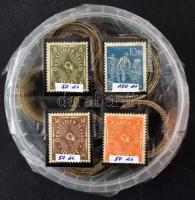 NDK + Deutsches Reich tekercsbélyeg, összesen 250 db, kis kerek dobozban