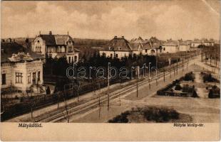 Budapest XVI. Mátyásföld, Mátyás király tér, villák, nyaralók. Varga Sándor kiadása (gyűrődések / creases)