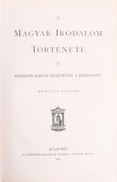Beöthy Zsolt (szerk.): A Magyar Irodalom Története I-II. kötet. Bp., 1899, Athenaeum. Kiadói aranyoz...