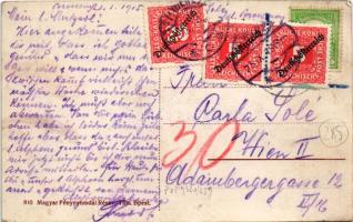 1915 Perecseny, Perechyn, Perecin; Bautlin vegyészeti gyár, iparvasút sínek / chemical factory, indu...