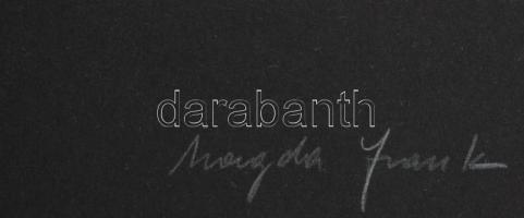 Frank Magda (1914-1997): Geometrikus kompozíció. Szitanyomat, papír, jelzett, számozott (6/40), lapm...