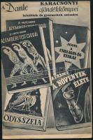 1942 A Dante karácsonyi ajándék könyvei felnőttek és gyermekek számára, jegyzék képekkel illusztrálv...