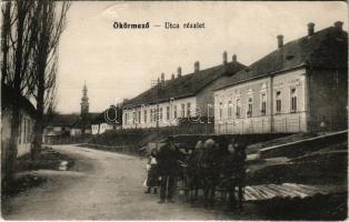 1920 Ökörmező, Volove Polje, Volové, Mizhhirya; utca részlet, templom / street view, church (EK)