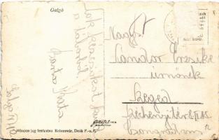 Galgó, Galgau; utcai részlet / street view (Rb)