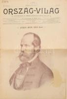 cca 1900-1980 Vegyes Jókai Mórral kapcsolatos tétel, újságkivágások, metszet, stb