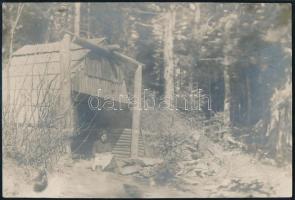 1912 Tátra alja nyári lak, feliratozott fotó 21x13 cm