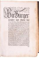 Der Stat Nürmberg verneute Reformation. Nürmberg [Nürnberg], 1564, Valentin Geißler,
1 (fametszetű ...