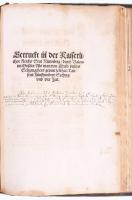 Der Stat Nürmberg verneute Reformation. Nürmberg [Nürnberg], 1564, Valentin Geißler,
1 (fametszetű ...