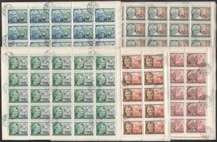 1950 Gyermek I. 75 db sor + többletpéldányok ívekben és ívtöredékekben