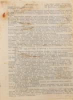 1946-1950 Az internált Kivoss Árpád iratai