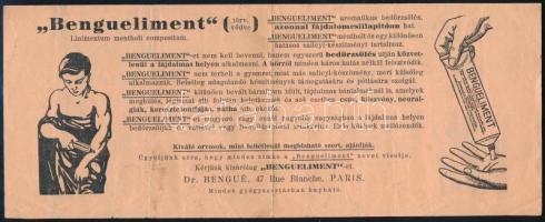 ca 1940 kétoldalas, magyar-német gyógyszerreklám