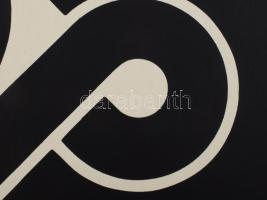 Joláthy Attila (1927-1998): 77 (cím nélkül). Szitanyomat, papír, jelzett a nyomaton. 70x41 cm. / scr...