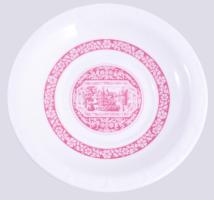 Heinrich 6 személyes botozó készlet, porcelán kupák alátéttel, jelzett, hibátlan, m: 11,5 cm