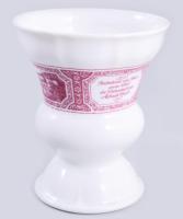 Heinrich 6 személyes botozó készlet, porcelán kupák alátéttel, jelzett, hibátlan, m: 11,5 cm