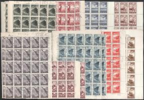 1950 Repülő V. 100 db sor ívekben és ívtöredékekben (35.000)
