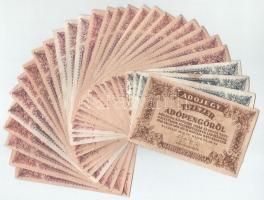 Vegyes, 30db-os magyar bankjegy tétel, benne: 1946. 100.000AP (26x) + 500.000AP (3x) + 10.000AP T:VG-F