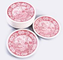 Villeroy &amp; Boch "Rusticana" 12 személyes süteményes tál készlet. Jelzett, hibátlan, d: 20,5 cm