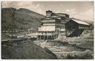 Petrilla, Petrila (Hunyad); Spalatoria de carbuni. Foto Joanovits / szénmosó a bányában, iparvasút / mine, coal washery, industrial railway