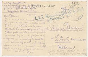 1917 Nagysink, Gross-Schenk, Cincul Mare, Cincu; Evangélikus erődtemplom. Thierfeld Dávid kiadása / ...