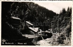 Radnaborberek, Borberek-fürdő, Valea Vinului; Mosómű, vízmű / water plant, waterworks