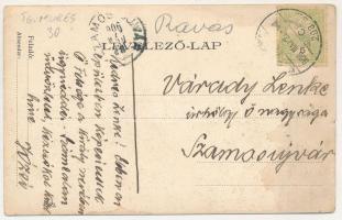 1906 Marosvásárhely, Targu Mures; Kir. ítélőtábla, Szőcs üzlete / court, shop + "KOLOZSVÁR - BU...