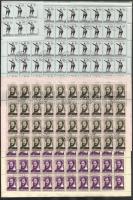 1952 Kossuth Lajos II. 200 db sor hajtott ívekben és ívtöredékekben (40.000)