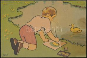 Régebbi színező, nincs kiszínezve, foltos, 12 p.