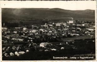 1943 Szamosújvár, Gherla; látkép a fegyintézettel / general view with prison