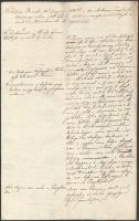 1840 Kolozsvár, rendbontás miatti nyomozó jegyzőkönyv, magyar nyelven