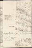 1840 Kolozsvár, rendbontás miatti nyomozó jegyzőkönyv, magyar nyelven