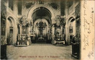 1904 Tuchów, Wnetrze kosciola N. Maryi P. / church, interior (fl)