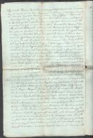 1745 Nádudvar, az egri káptalan kéziratos körlevele