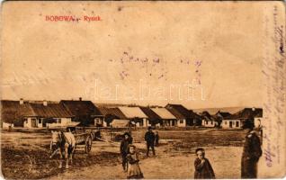 Bobowa, Bobov; Rynek / market square + "K. k. Feldspital No. 8/9" (fa)