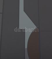 Barcsay Jenő (1900-1988): Geometrikus kompozíció (cím nélkül). Szitanyomat, papír, jelzés nélkül, 40...