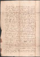 1748-1749 Izslai Sámuel és Bene István 2 db levele