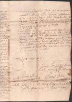 1748-1749 Izslai Sámuel és Bene István 2 db levele