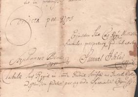 1748-1749 Izslai Sámuel és Bene István 2 db levele