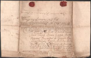 1748-1749 Izslai Sámuel és Bene István 2 db levele