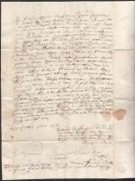 1748-1749 Izslai Sámuel és Bene István 2 db levele