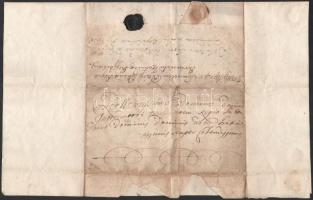 1748-1749 Izslai Sámuel és Bene István 2 db levele