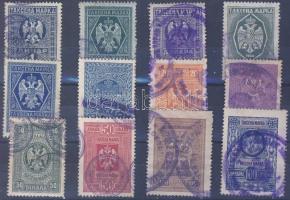 35 klf régi külföldi okmánybélyeg